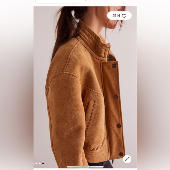 We The Free Tan Bomber Jacket - Picture 8 of 13